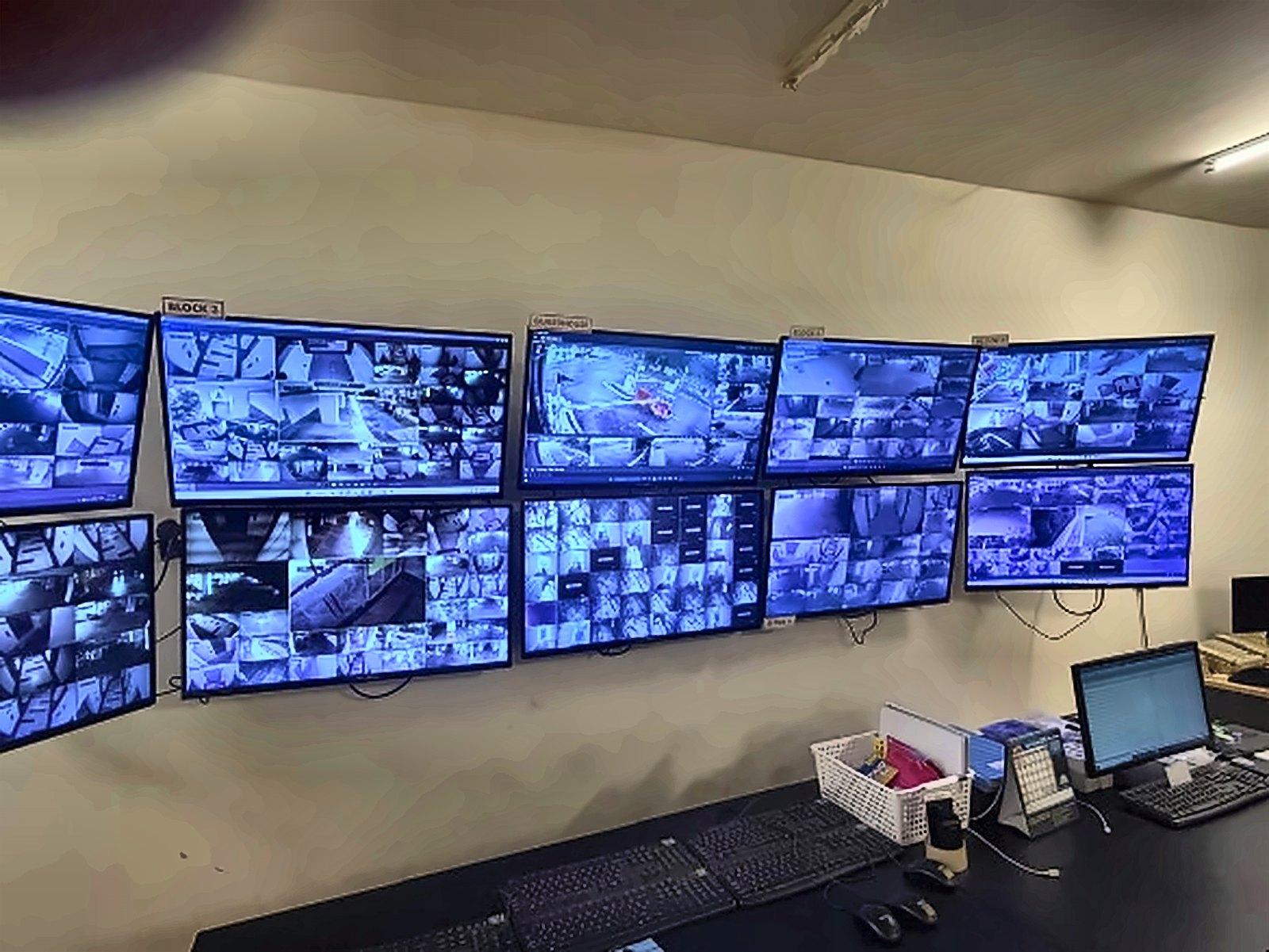 Command center video wall
