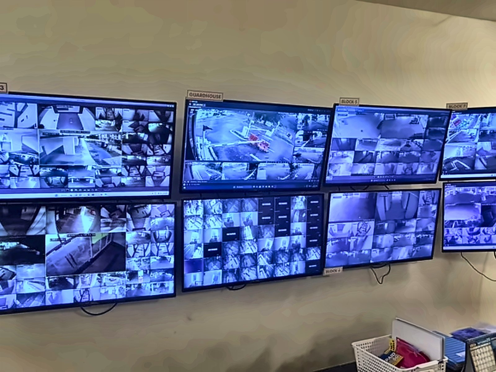 Command center monitors
