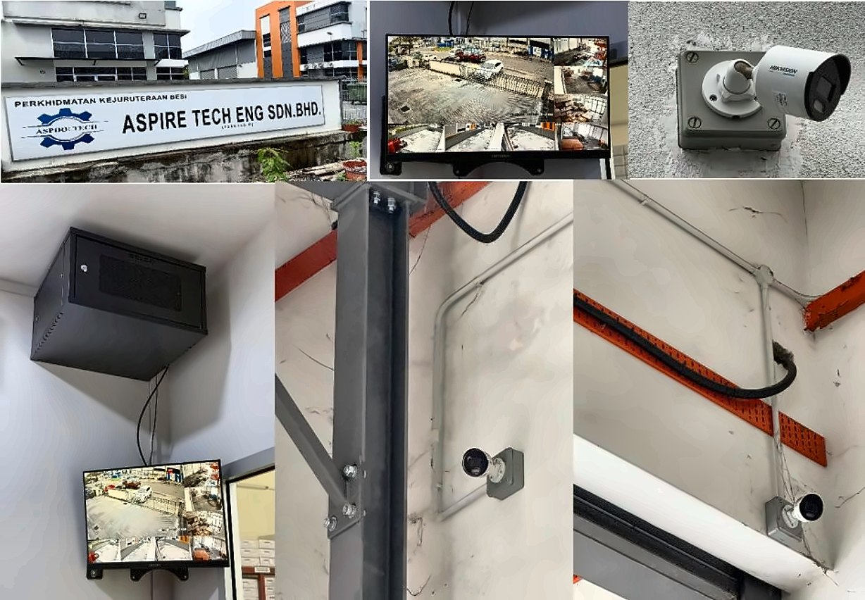Aspire Tech Eng: cameras, rack and live view